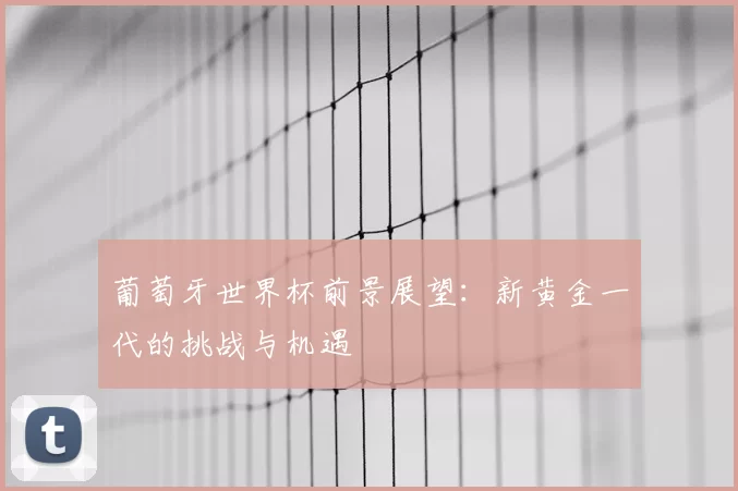 葡萄牙世界杯前景展望：新黄金一代的挑战与机遇
